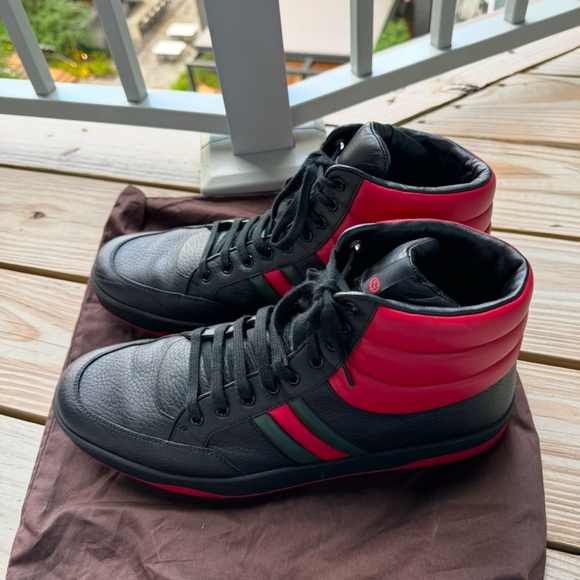 Mens Gucci high top sneaker perfect condition size 14 fits us 15 - Picture 7 of 7